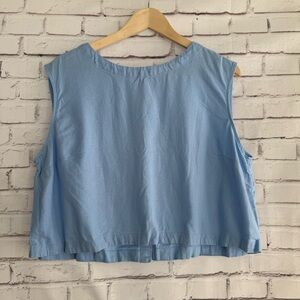 Linen Style Tank and Shorts Set